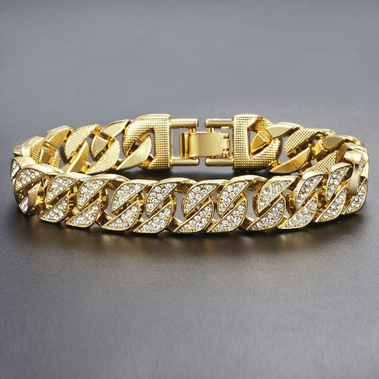 Gold Cuban Link Bracelet