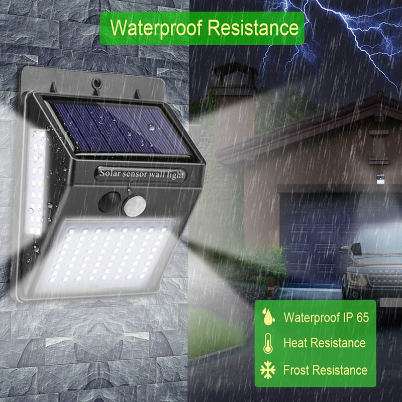 Solar Motion Sensor Wall Light