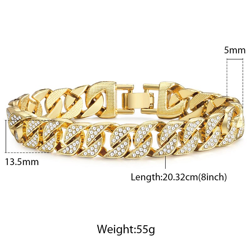 Gold Cuban Link Bracelet