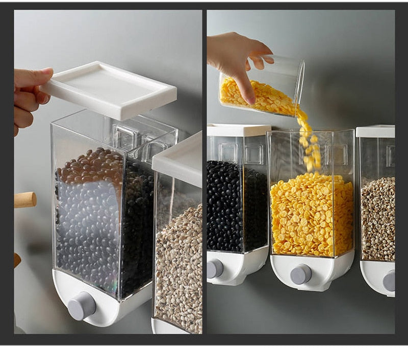 Wall Mounted Food Storage Dispenser